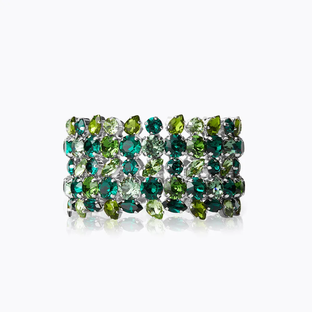 Multi Cuff Bracelet / Green Combo