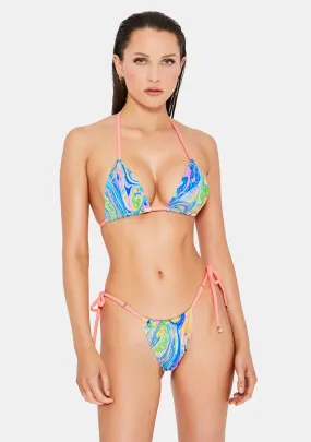 Neon Paint Bikini Set-