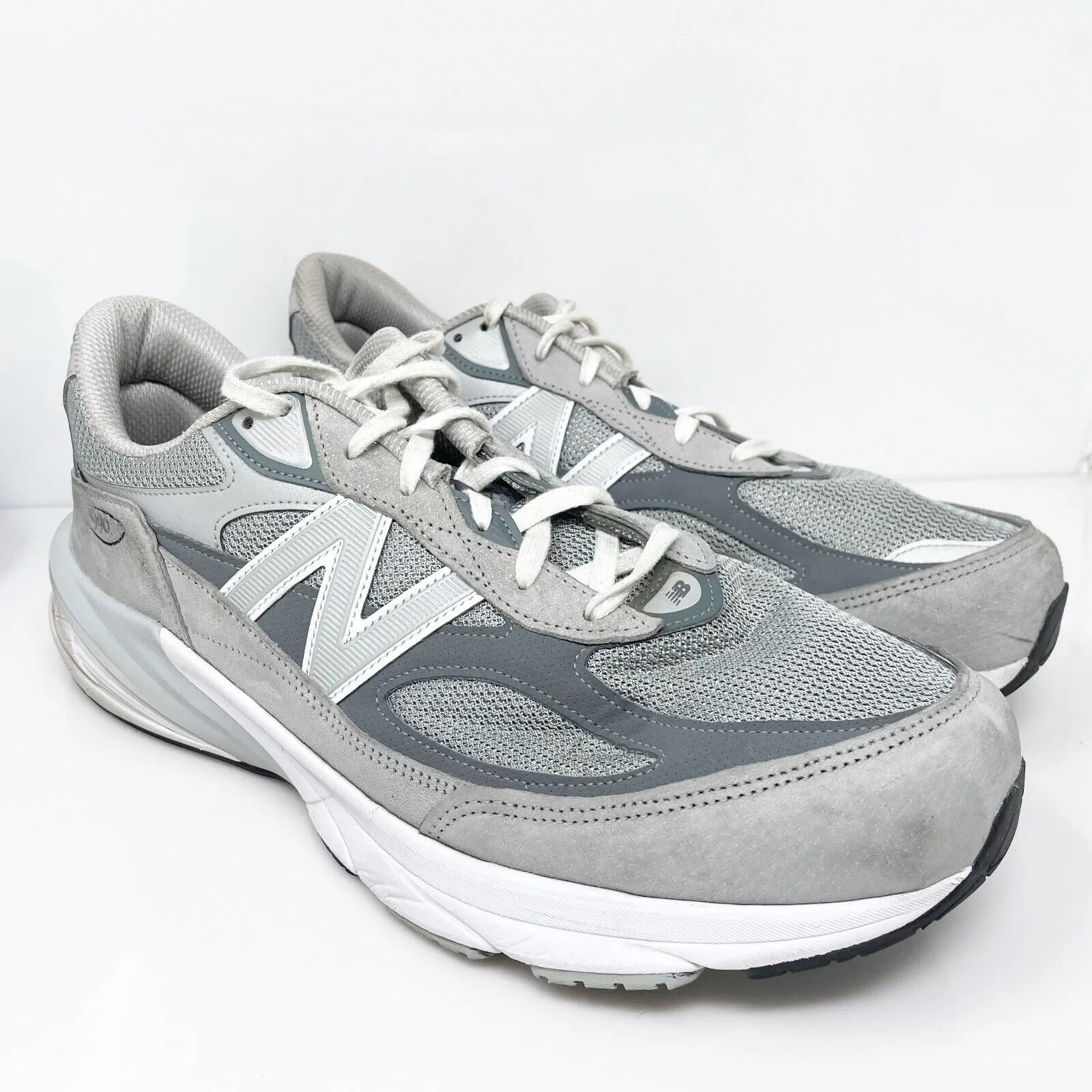 New Balance Mens 990 V6 M990GL6 Gray Casual Shoes Sneakers Size 13 4E