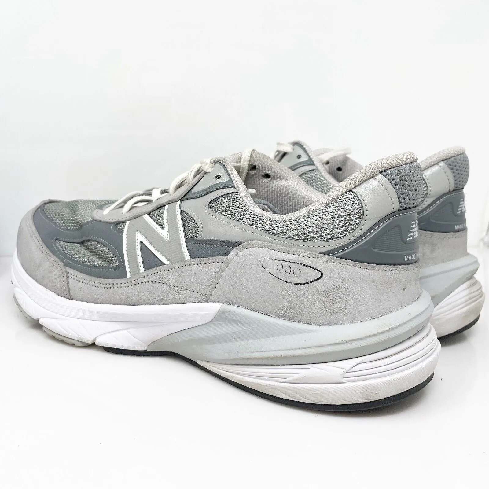 New Balance Mens 990 V6 M990GL6 Gray Casual Shoes Sneakers Size 13 4E