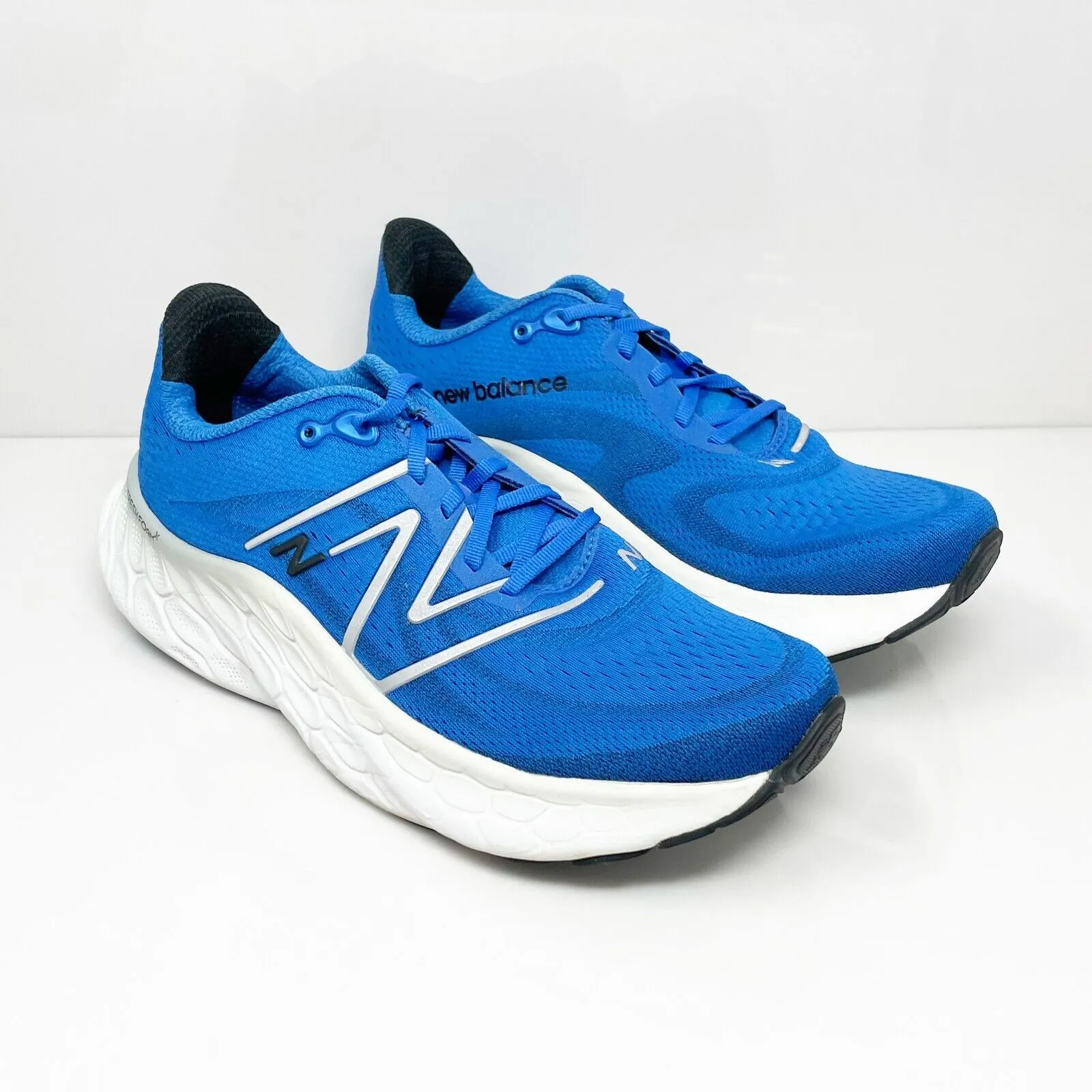 New Balance Mens Fresh Foam X More V4 MMORBB4 Blue Running Shoes Sneakers Sz 11