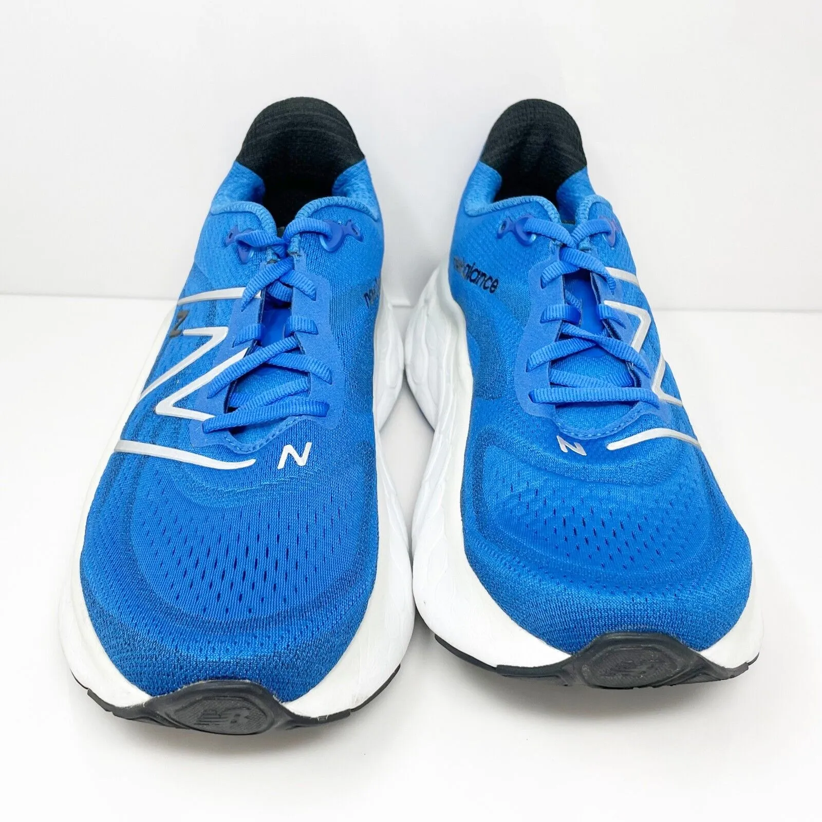 New Balance Mens Fresh Foam X More V4 MMORBB4 Blue Running Shoes Sneakers Sz 11