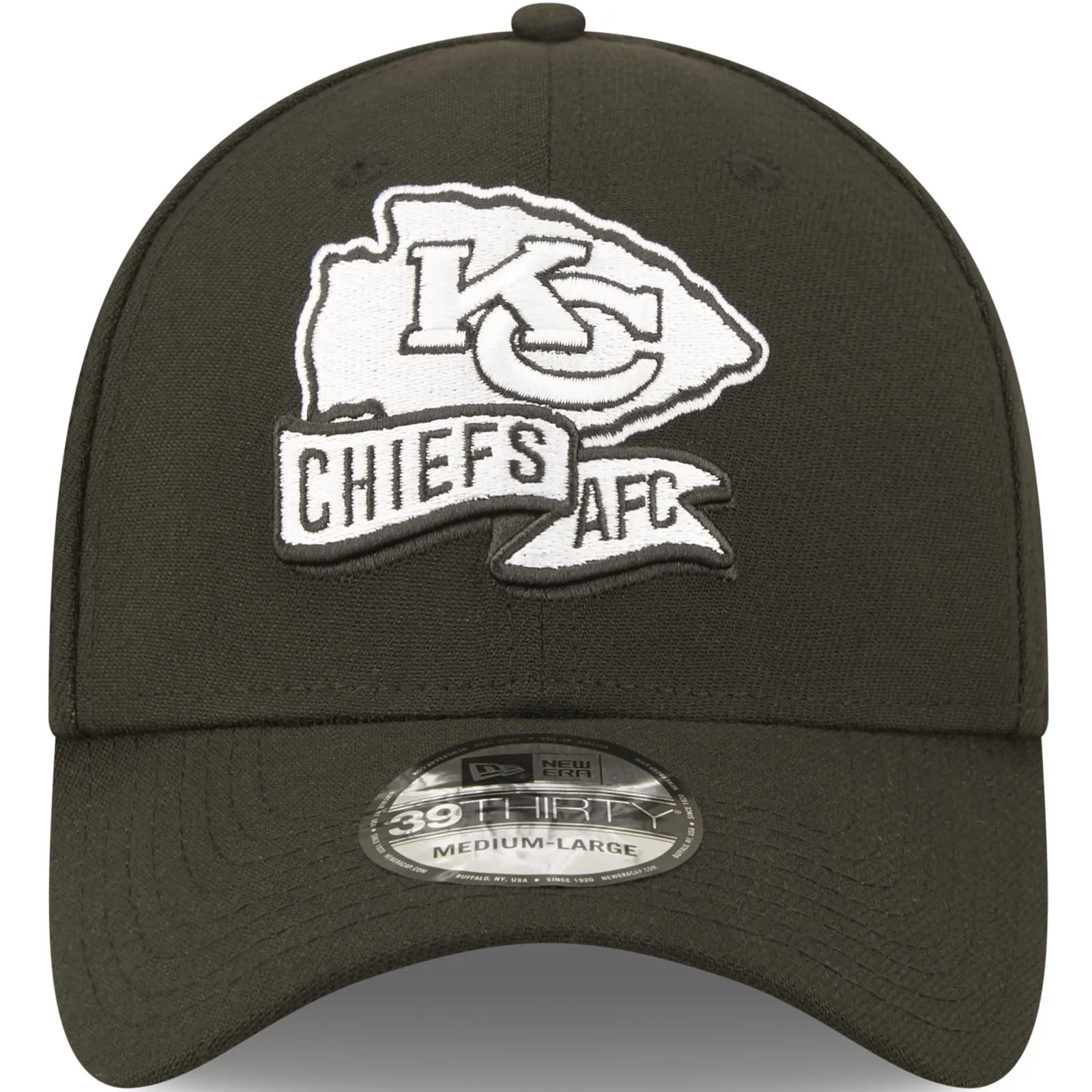 New Era Kansas City Chiefs NFL 2022 Sideline 39THIRTY Baseball Cap - Black