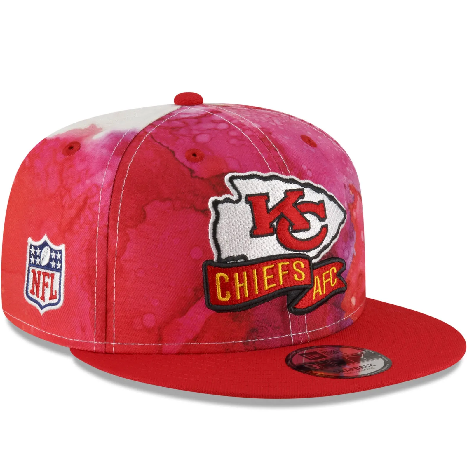 New Era Kansas City Chiefs NFL 2022 Sideline Ink 9FIFTY Baseball Cap - Red