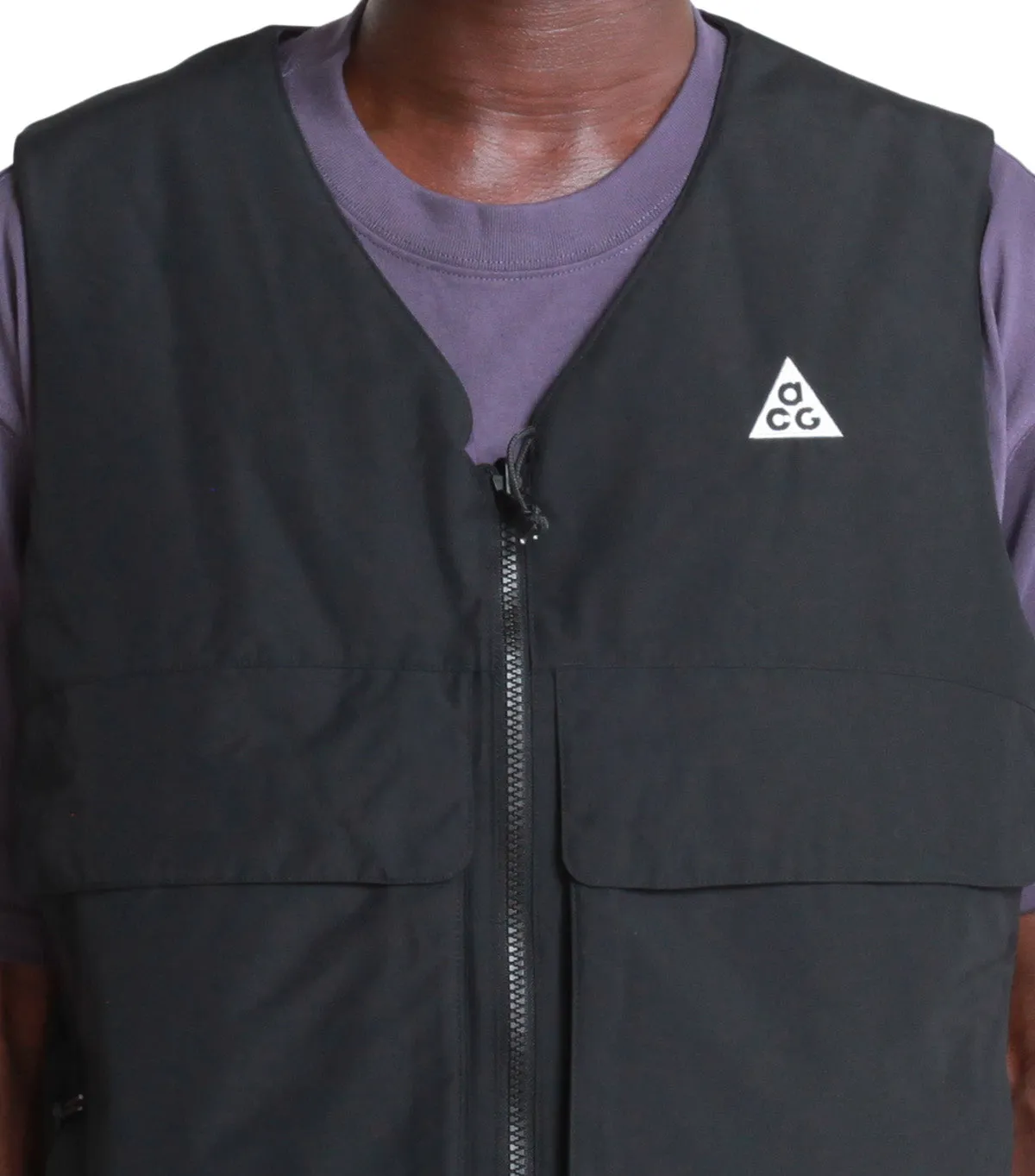 Nike ACG Skull Peak Vest Black Purple