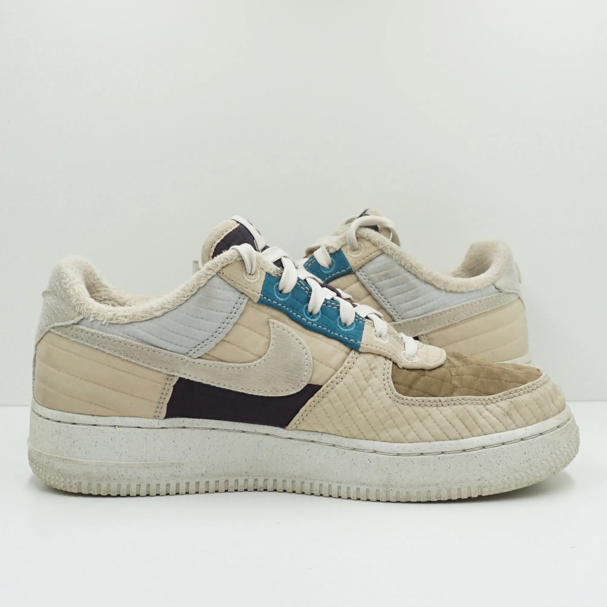 Nike Air Force 1 '07 LX Low Toasty Brown Kelp Sail Rattan Cave Purple