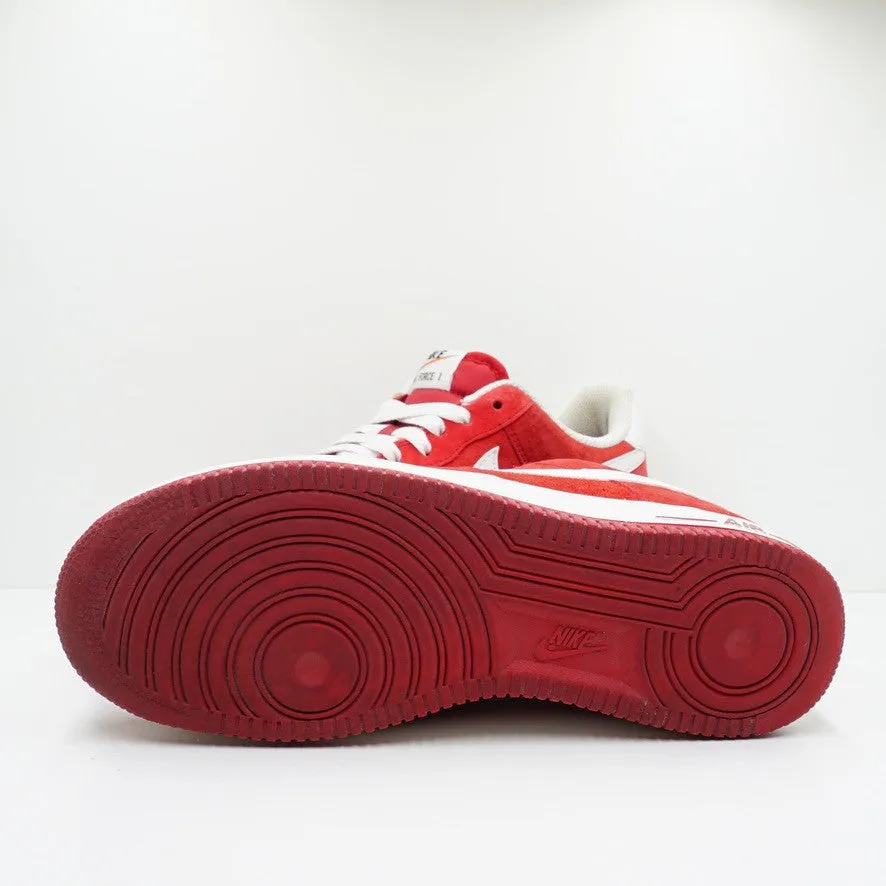 Nike Air Force 1 Low Suede Gym Red White