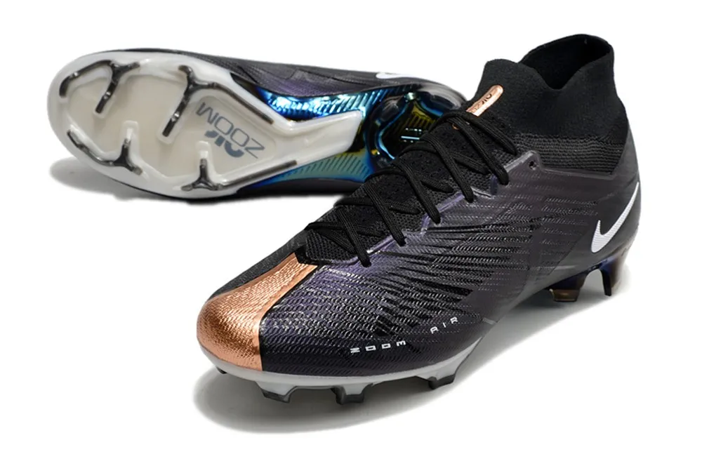 Nike Air Zoom Mercurial Superfly 9 Elite SE FG - Black/Copper/Black