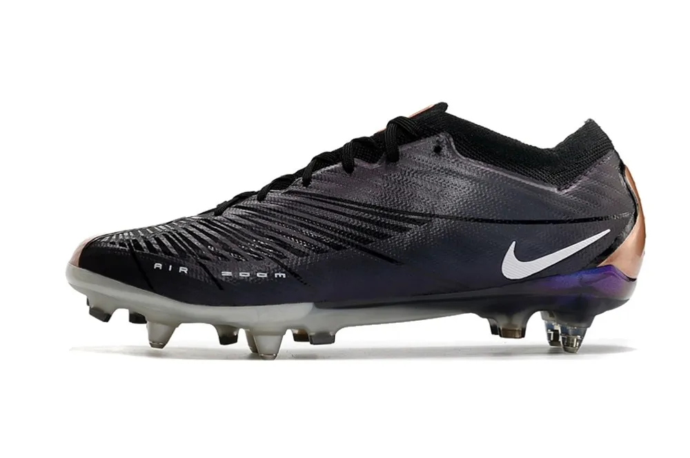 Nike Air Zoom Mercurial Vapor 15 Elite SE SG-Pro Anti-Clog - Black/Copper Metallic/White
