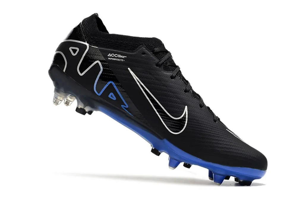 Nike Air Zoom Mercurial Vapor 15 Elite SG-Pro Anti-Clog Shadow Pack - Black/Chrome/Hyper Royal