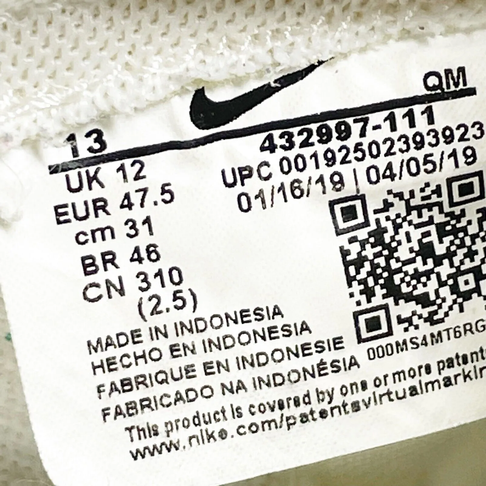 Nike Mens Killshot 2 432997-111 White Casual Shoes Sneakers Size 13