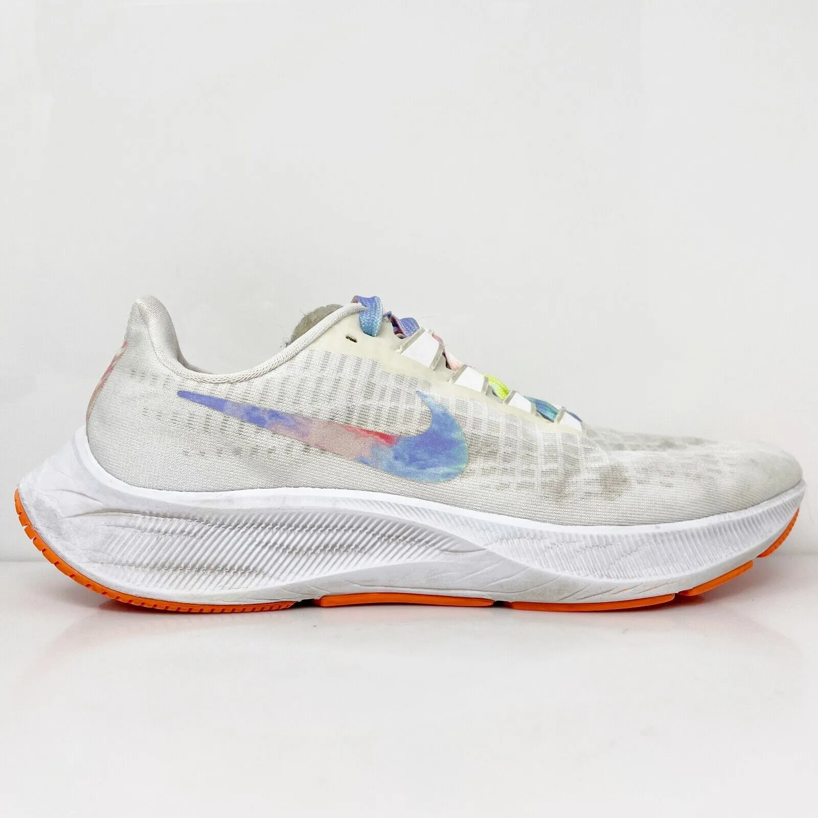 Nike Womens Air Zoom Pegasus 37 DD9667-100 White Running Shoes Sneakers Size 9