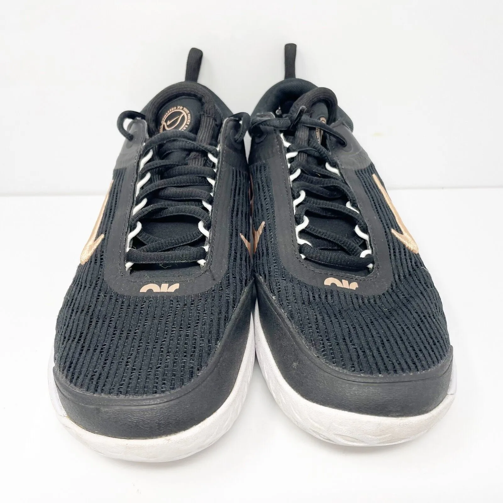 Nike Womens Court Air Zoom NXT DV3282-001 Black Running Shoes Sneakers Size 8