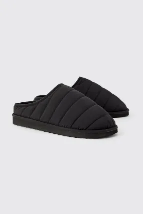 Nylon Quilted Slippers