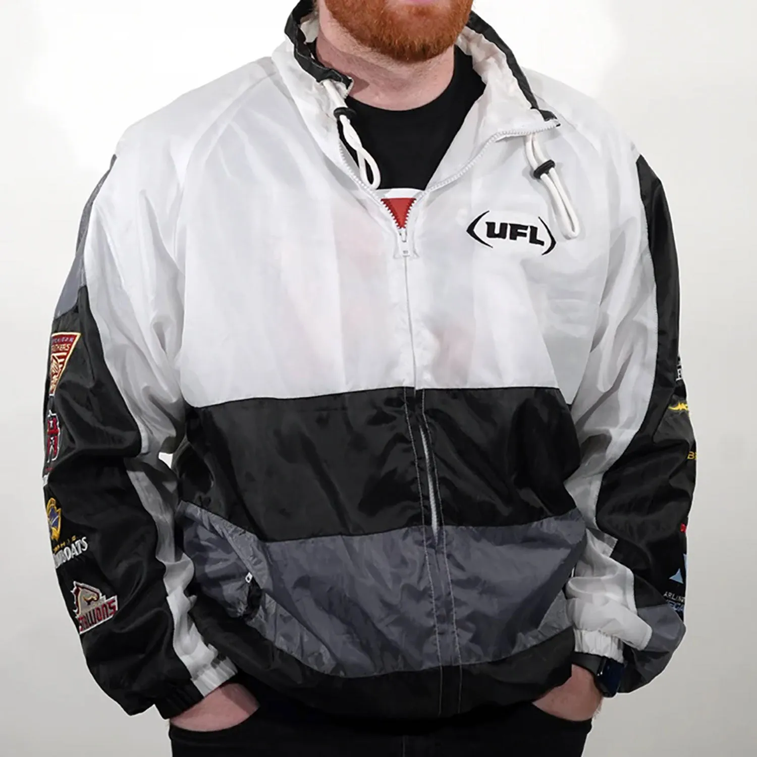Official League UFL Full Zip Windbreaker Jacket
