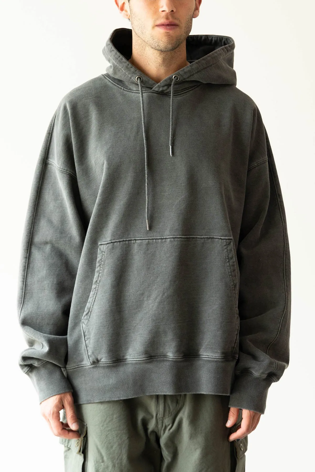 OG Pigment Dye Hoodie - Charcoal