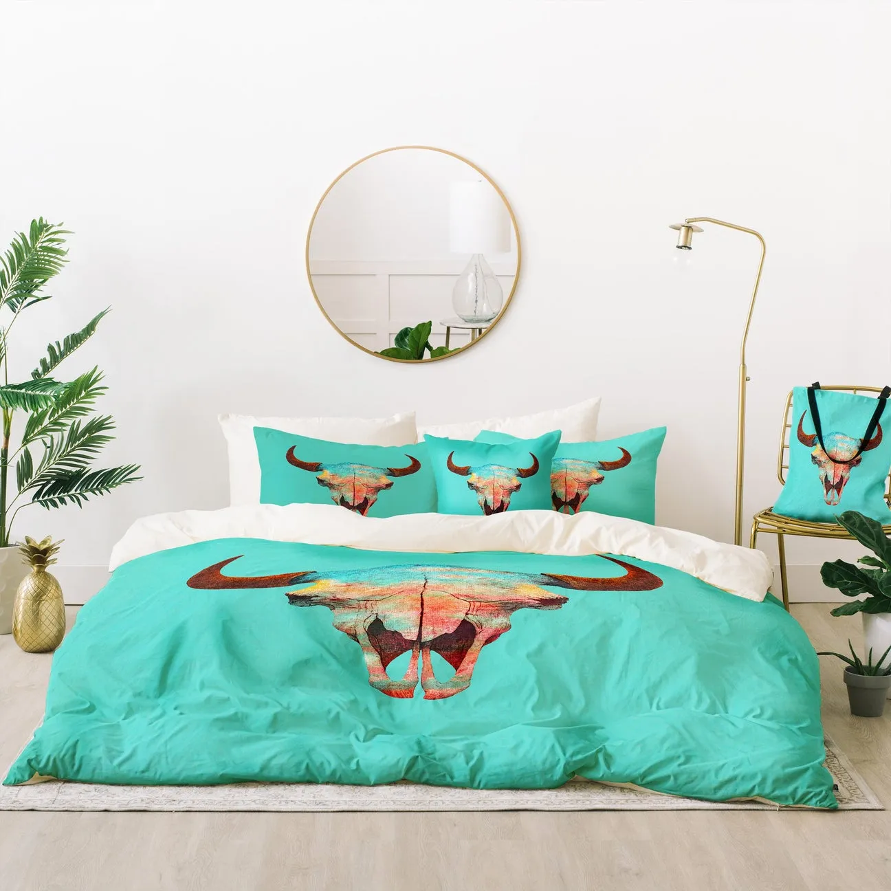 Ole Turquoise Sky Duvet Cover (DS)