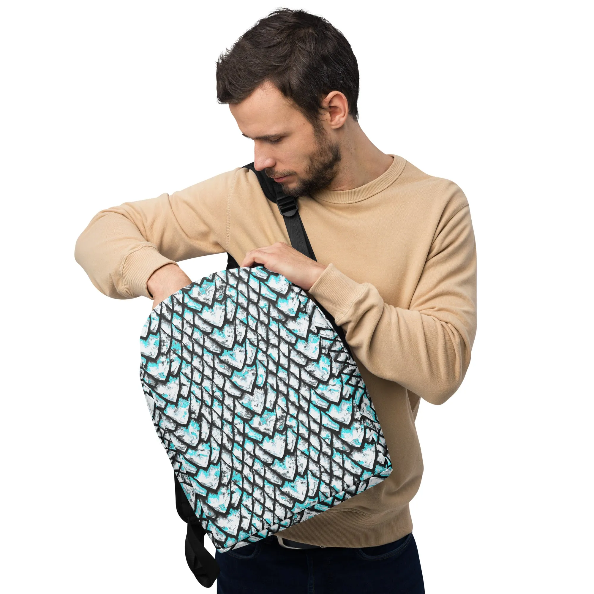 Opal Dragon Scale Minimalist Backpack