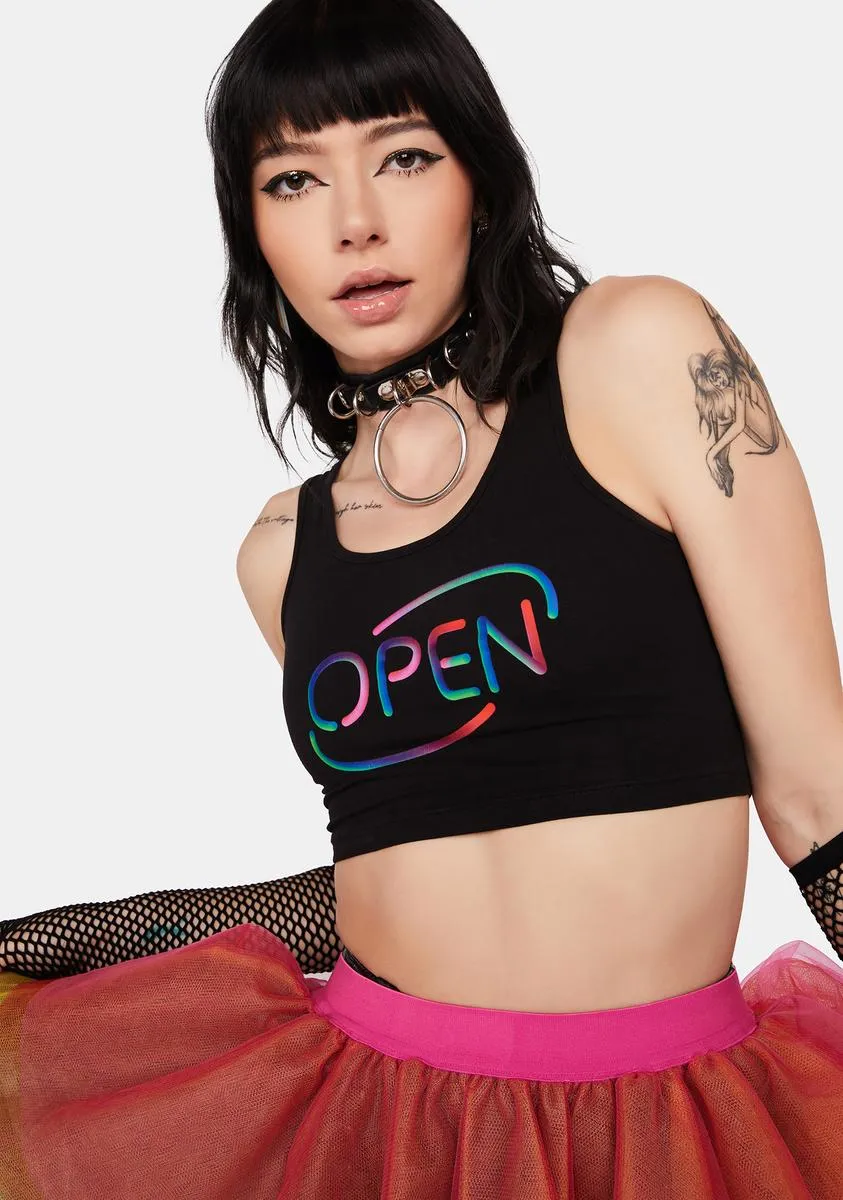 Open Crop Tank-