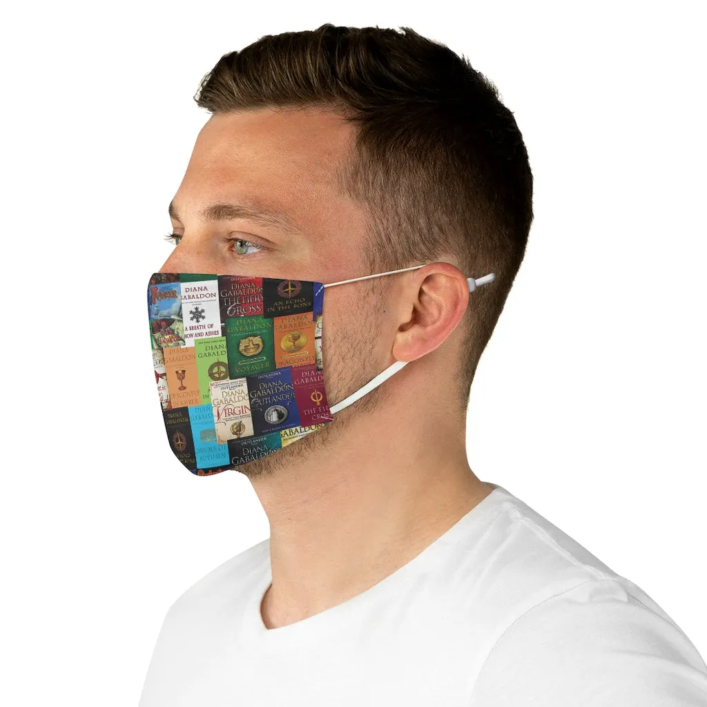 Outlander Book Covers Fabric Face Mask