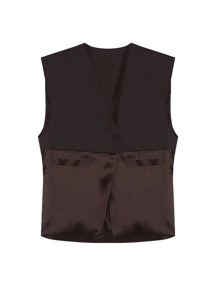 Oversize Nichi High-end Sleeveless Vest Gilet＆Pants