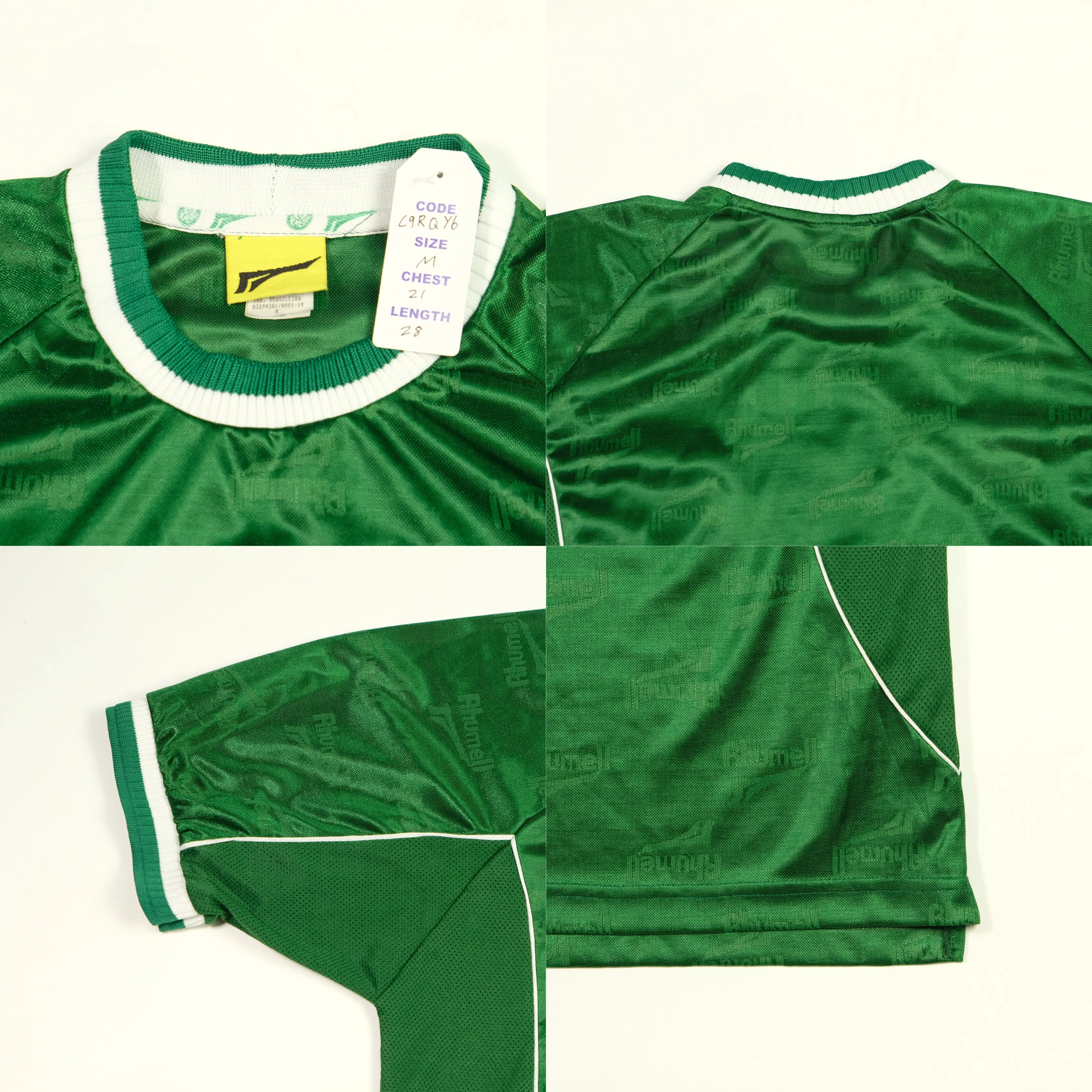 Palmeiras Brazil Rhummel Original 2000 Home Football Shirt Medium
