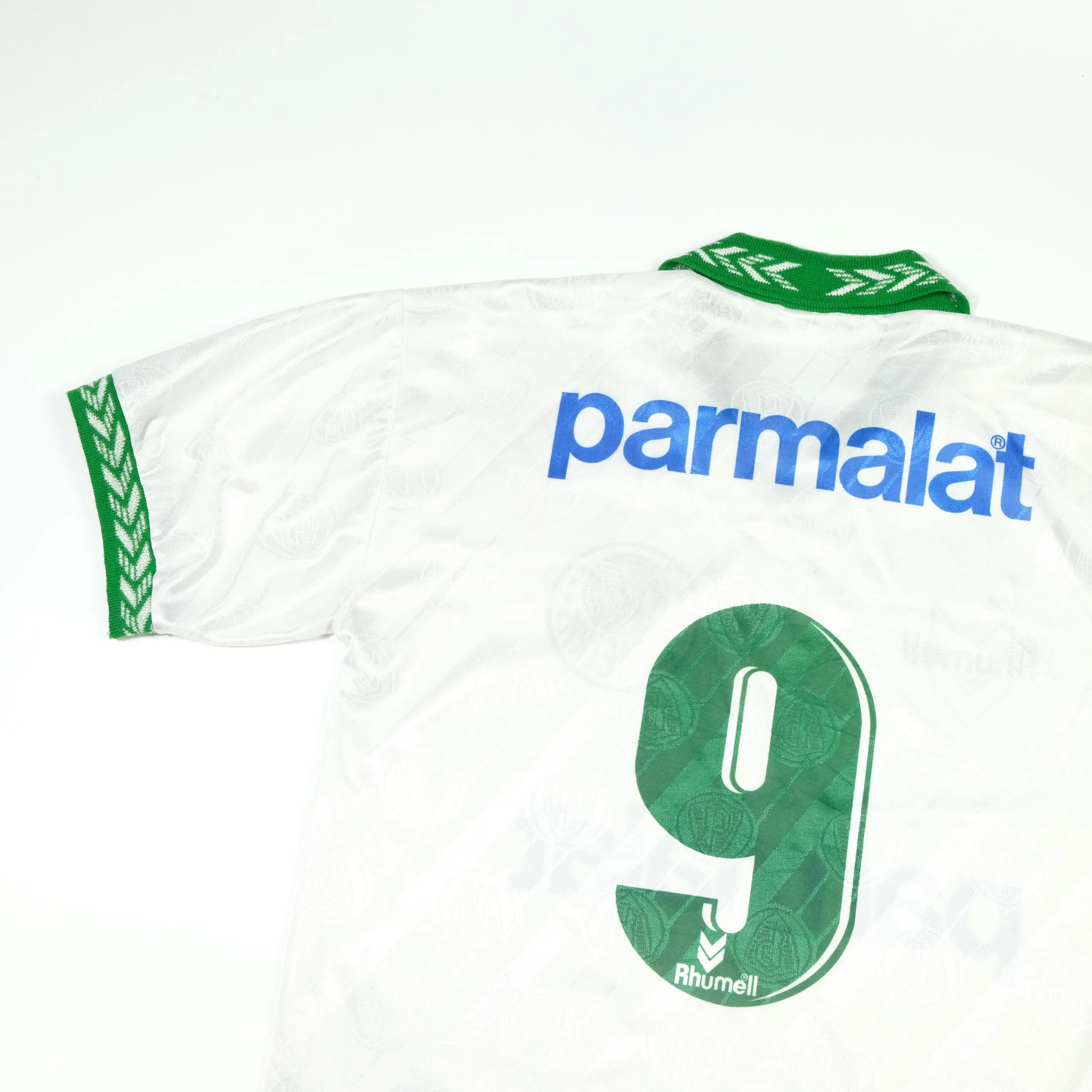 Palmeiras (Brazil) Rhummel Parmalat Original 1994/95 Away Football Shirt Large