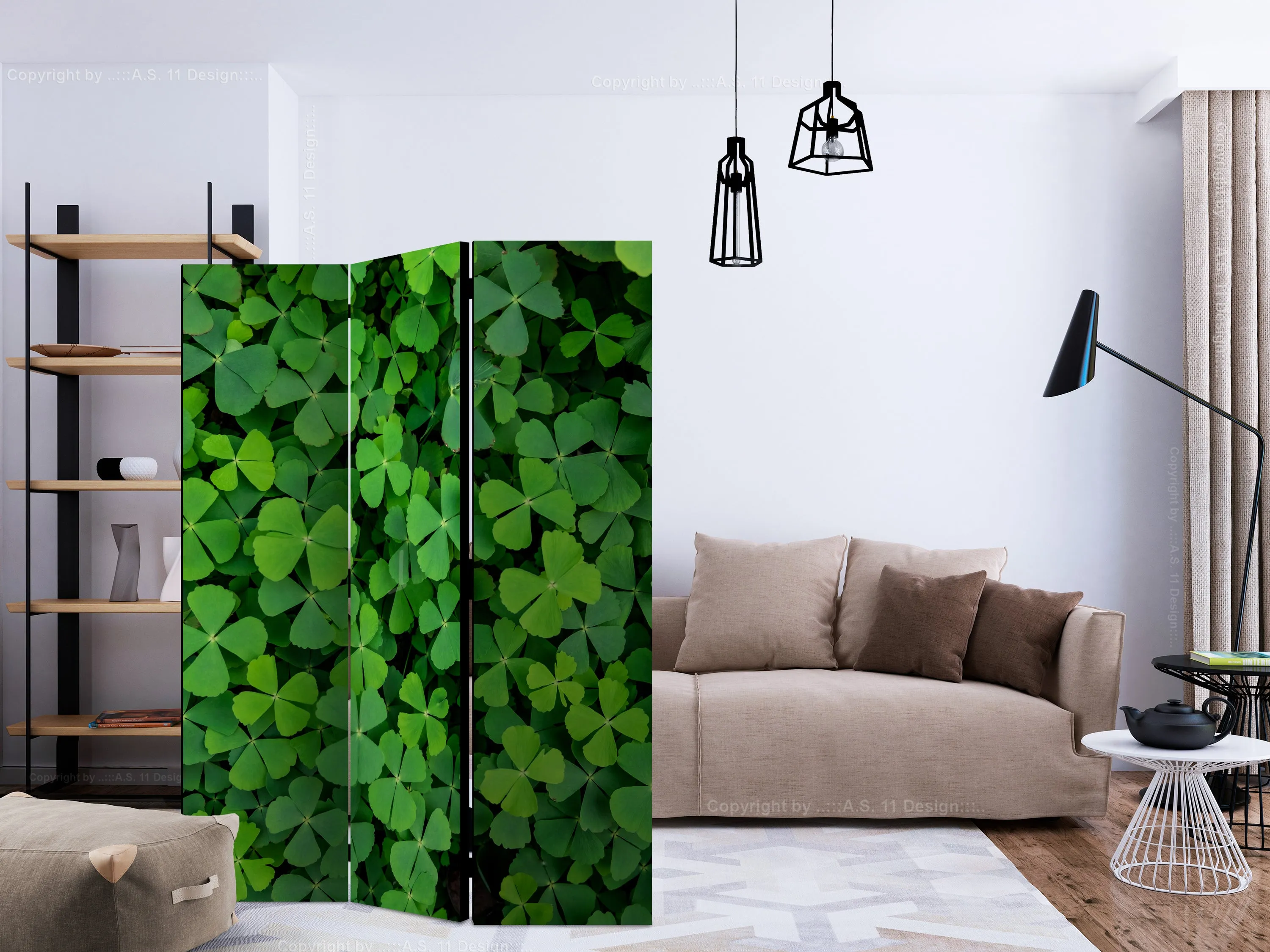 Paravento Green Clover [Room Dividers]