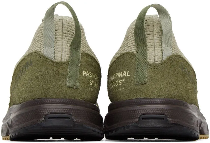 Pas Normal Studios Green Salomon Edition RX Snug Sneakers