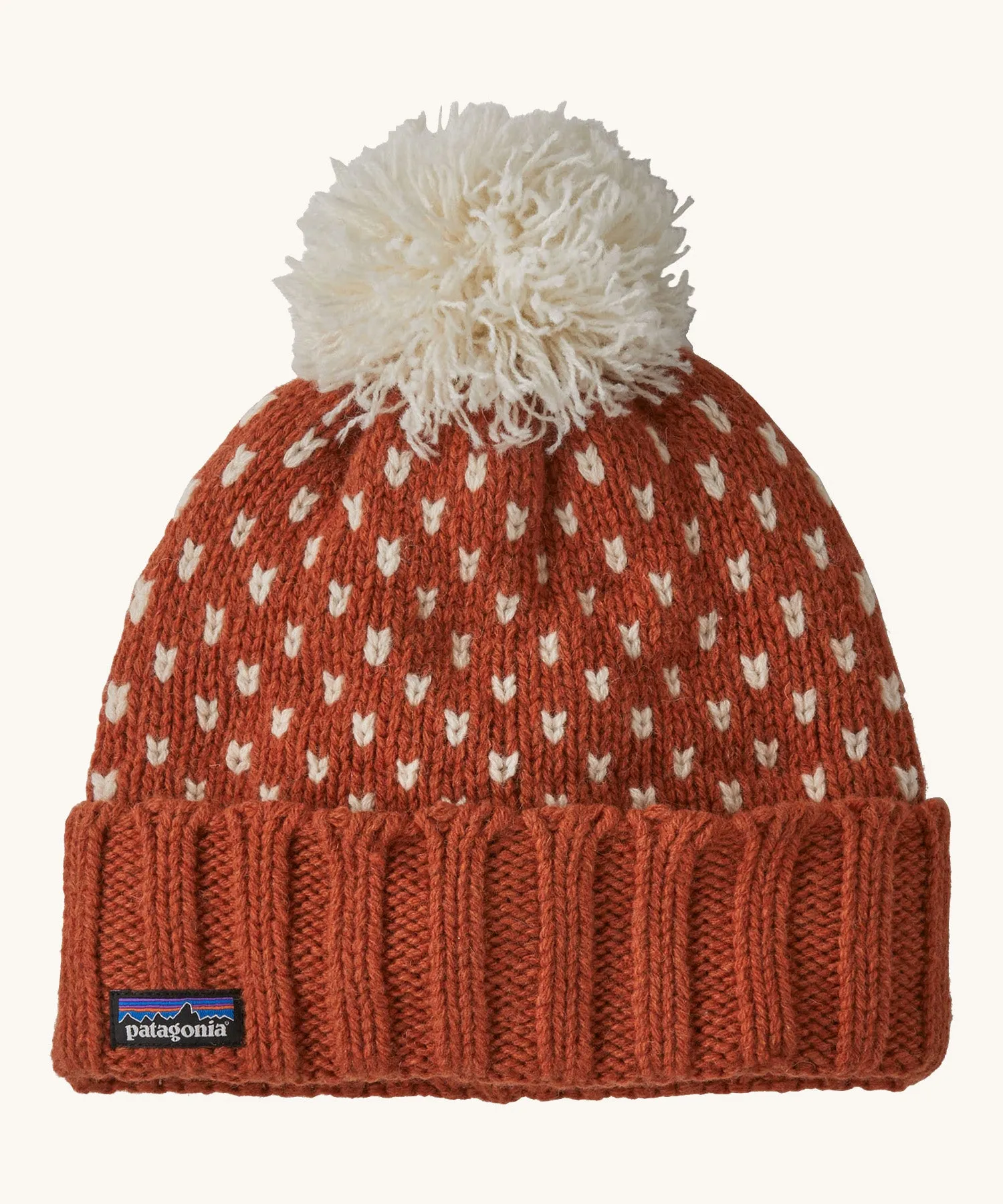Patagonia Adult Snowbelle Beanie - Pine Burnished Red