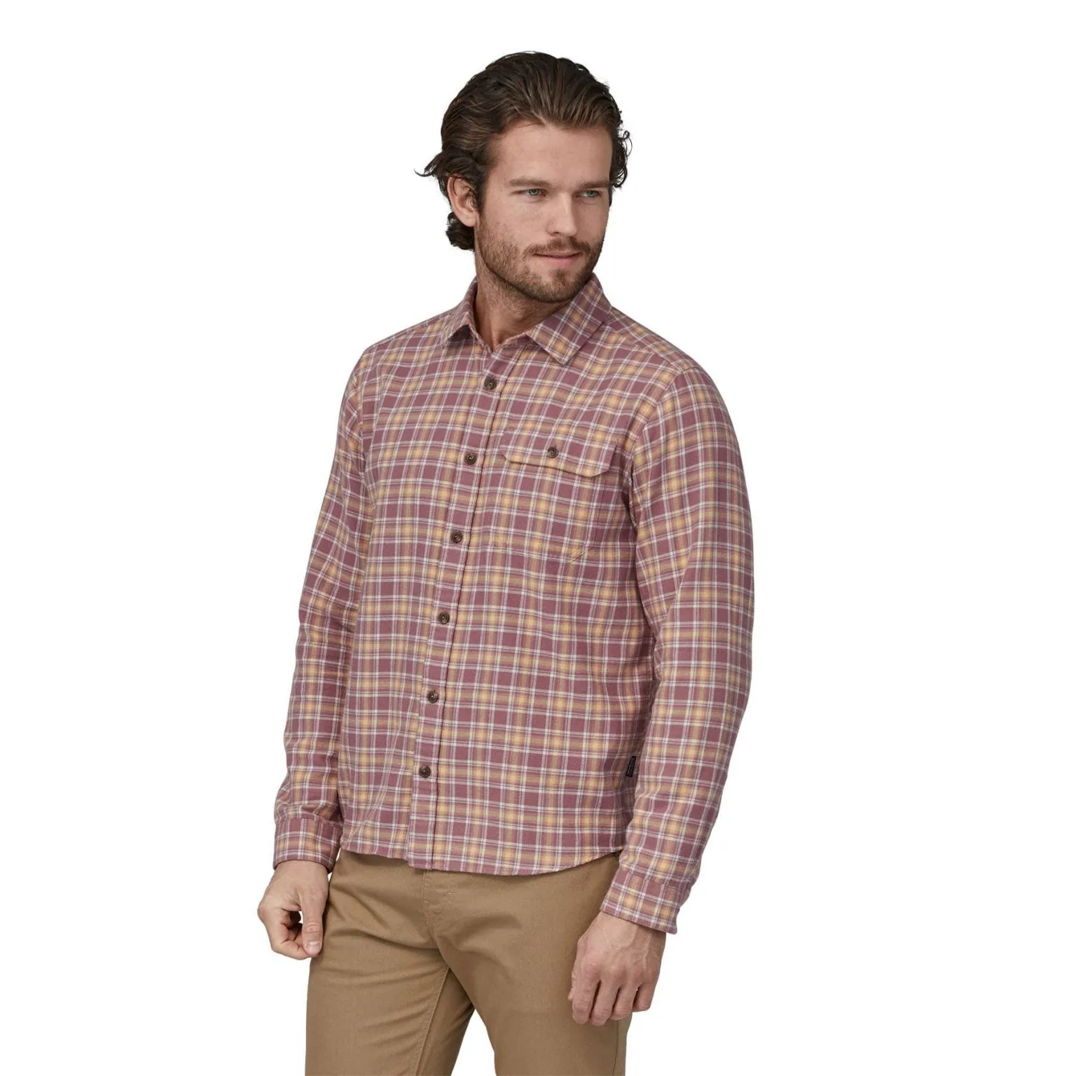 Patagonia Fjord Lightweight Flannel Shirt - Evening Mauve