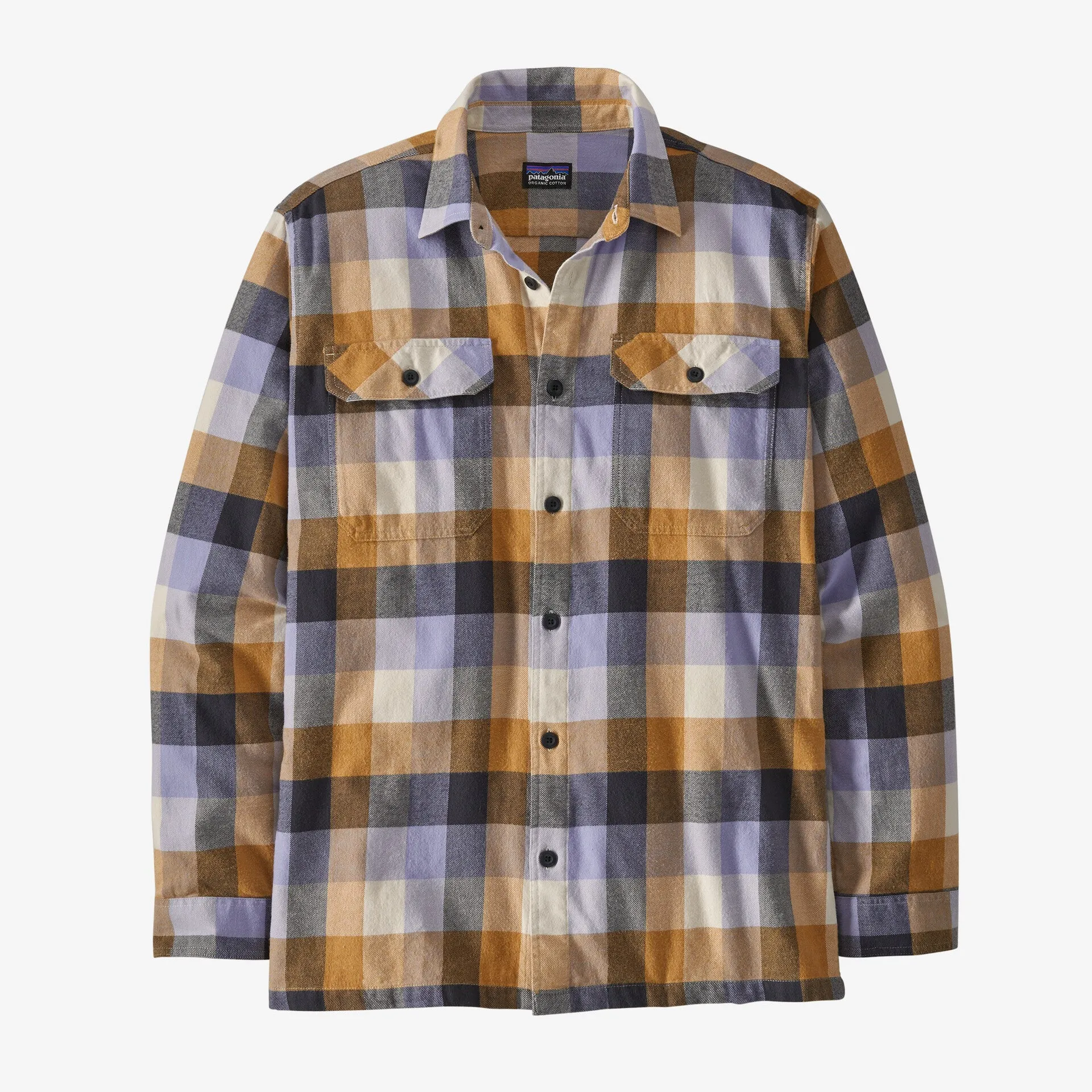 Patagonia L/S Organic Cotton Fjord Flannel Shirt - Dried Mango