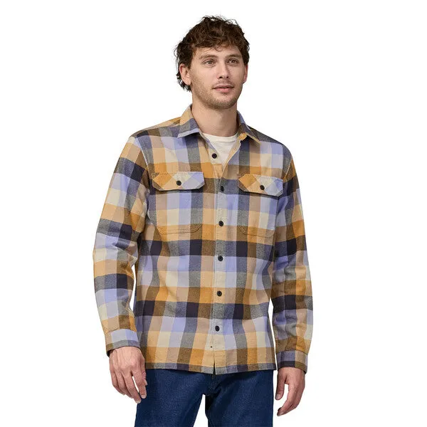 Patagonia L/S Organic Cotton Fjord Flannel Shirt - Dried Mango