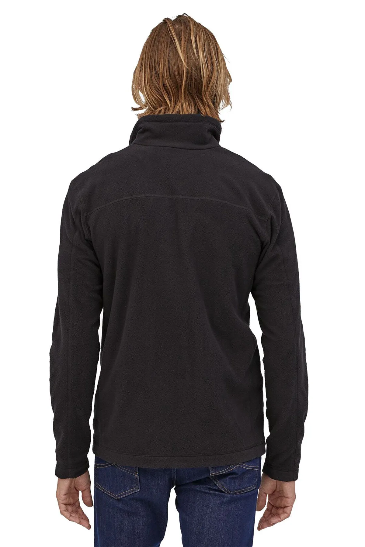 Patagonia Mens Micro D Custom Fleece Pullovers, Black