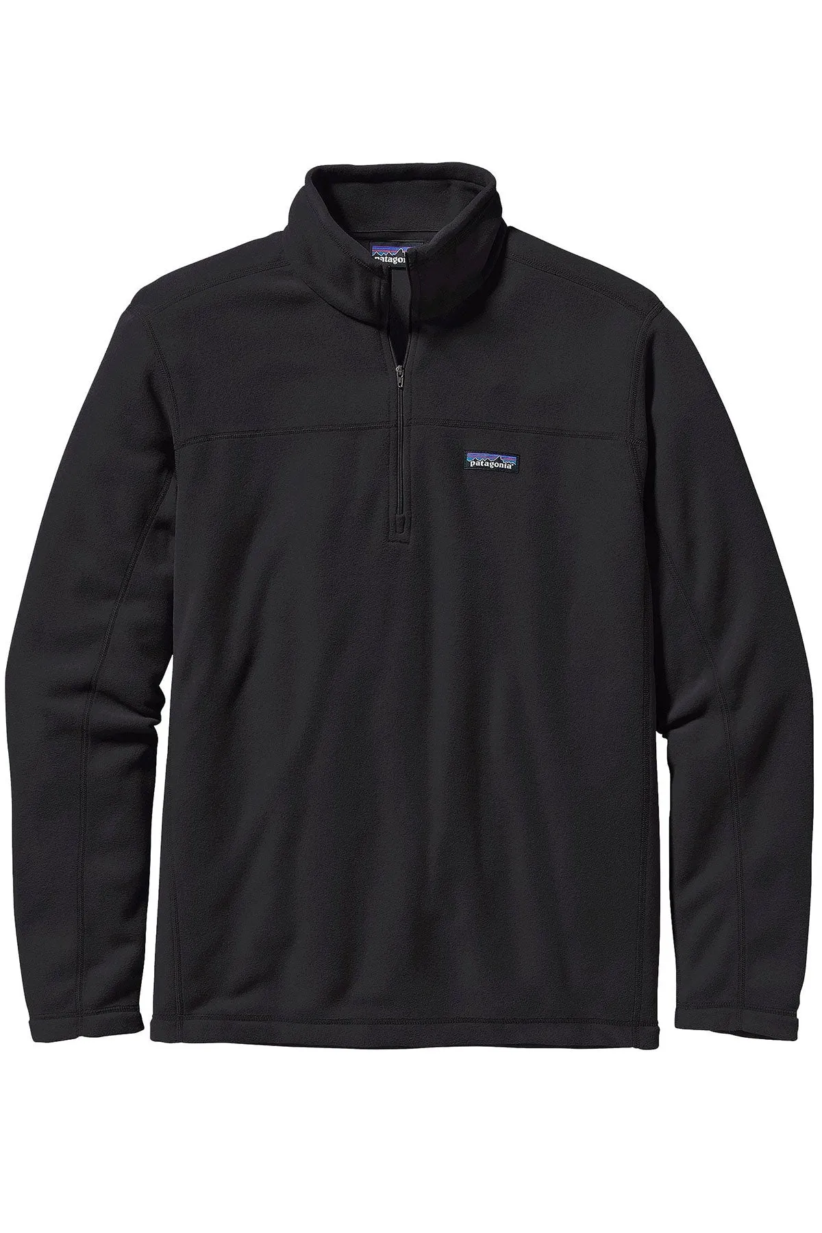 Patagonia Mens Micro D Custom Fleece Pullovers, Black