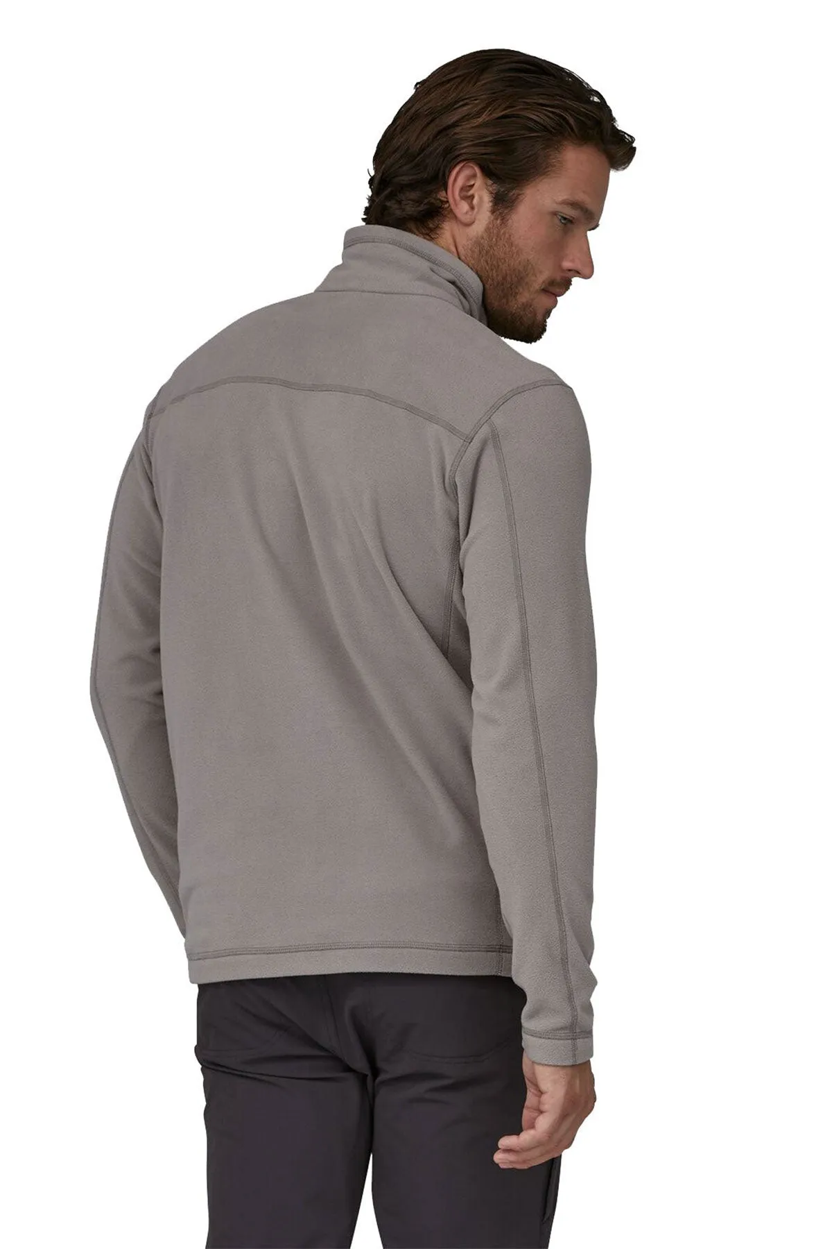 Patagonia Mens Micro D Custom Fleece Pullovers, Feather Grey