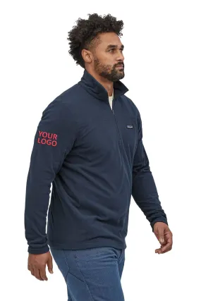 Patagonia Mens Micro D Custom Fleece Pullovers, New Navy