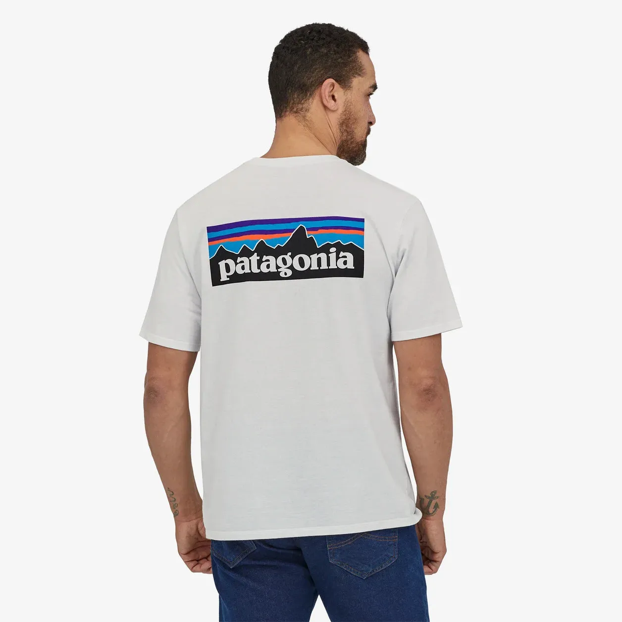 Patagonia P- 6 Logo Responsibili-Tee T-shirt - White