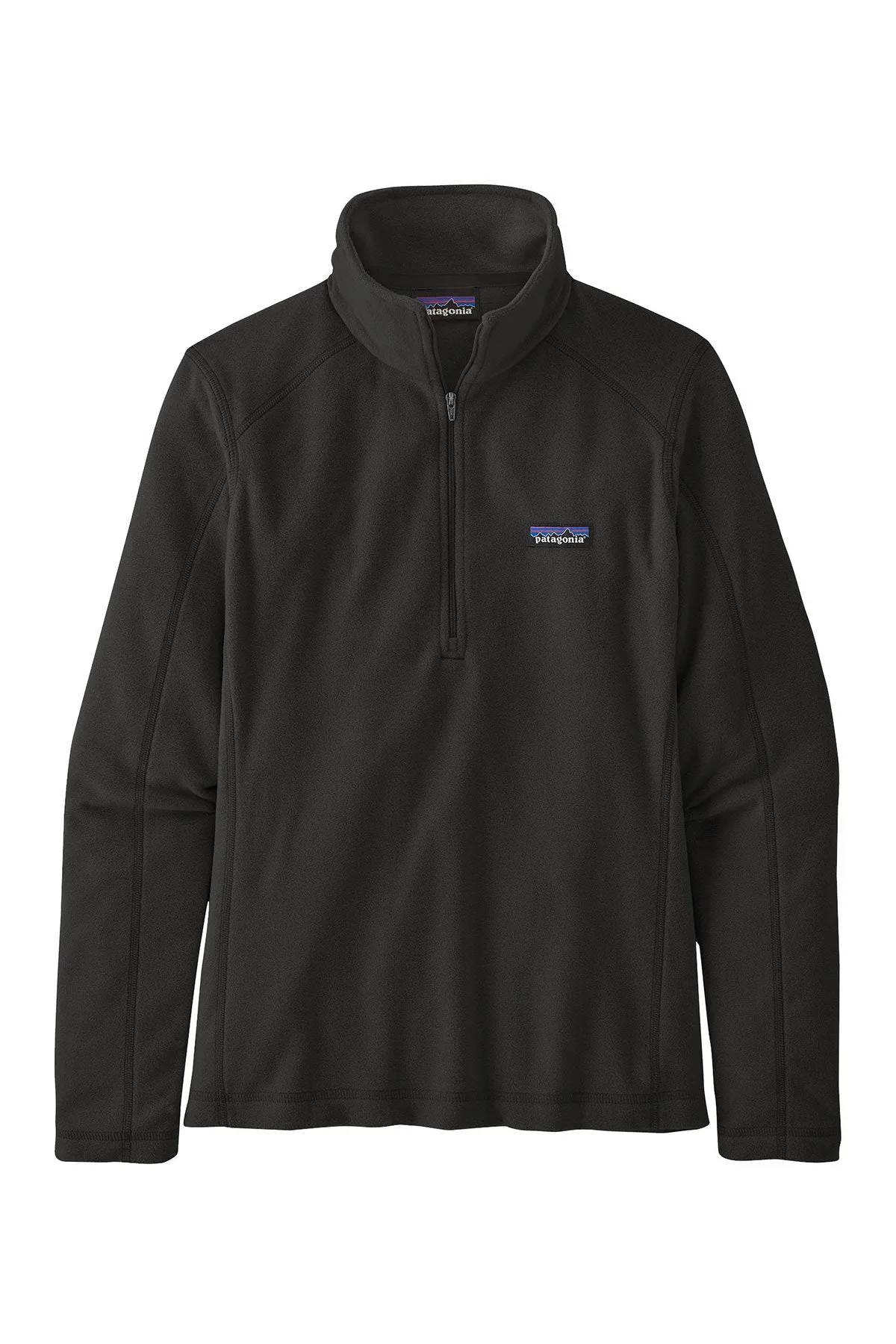 Patagonia Womens Micro D Custom Quarter Zips, Black