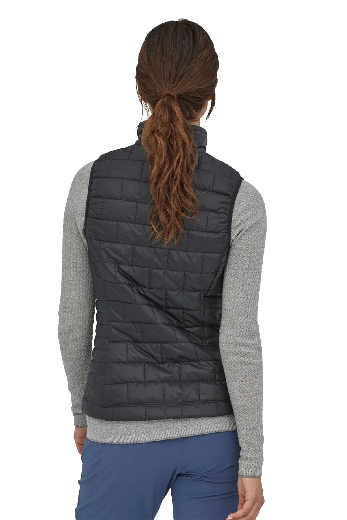 Patagonia Womens Nano Puff Customized Vests, Black