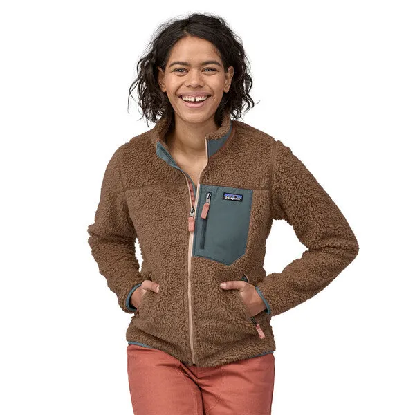 Patagonia Women's Retro-X Jacket - Pampas Tan / Nouveau Green