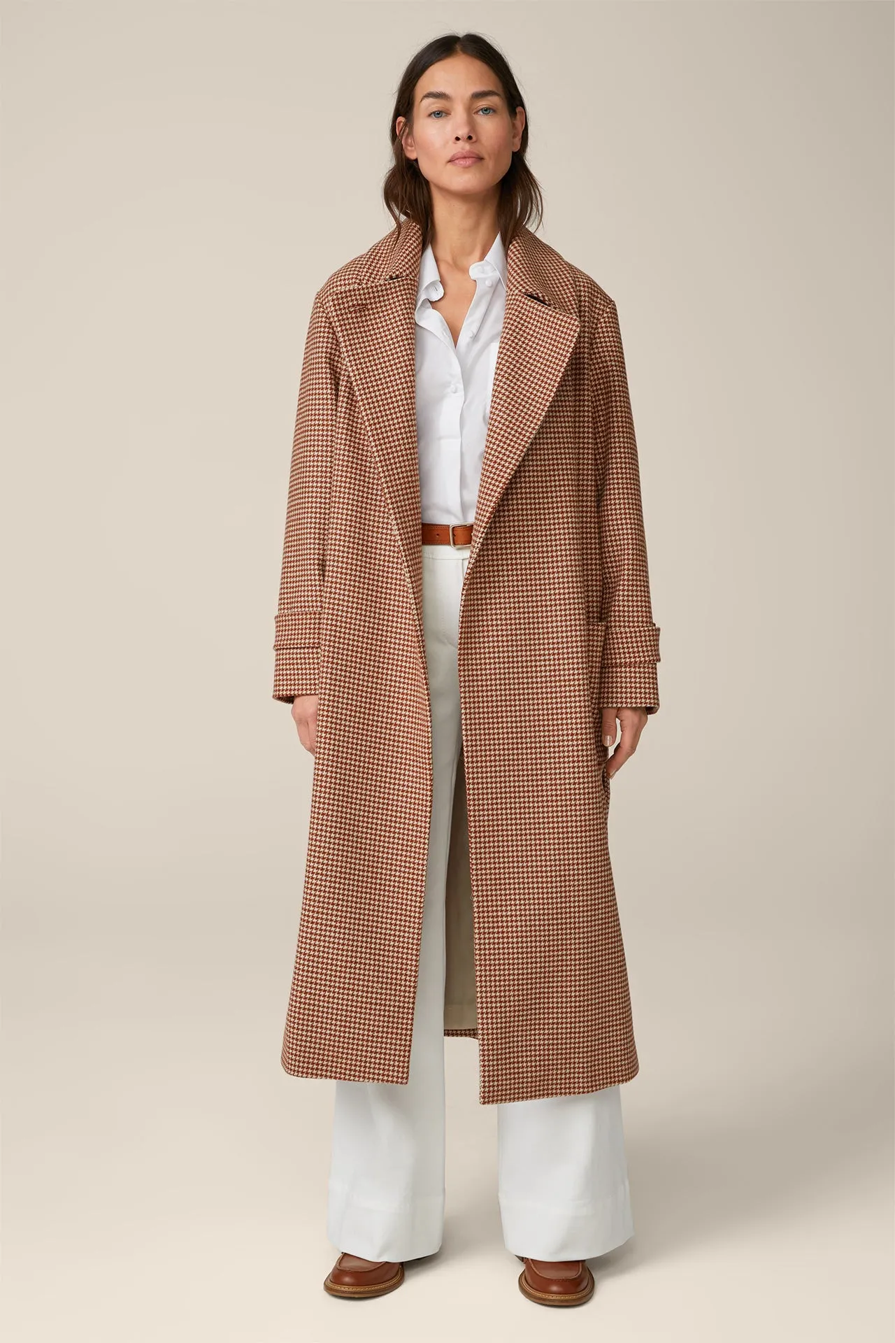 Pepita Print Trench