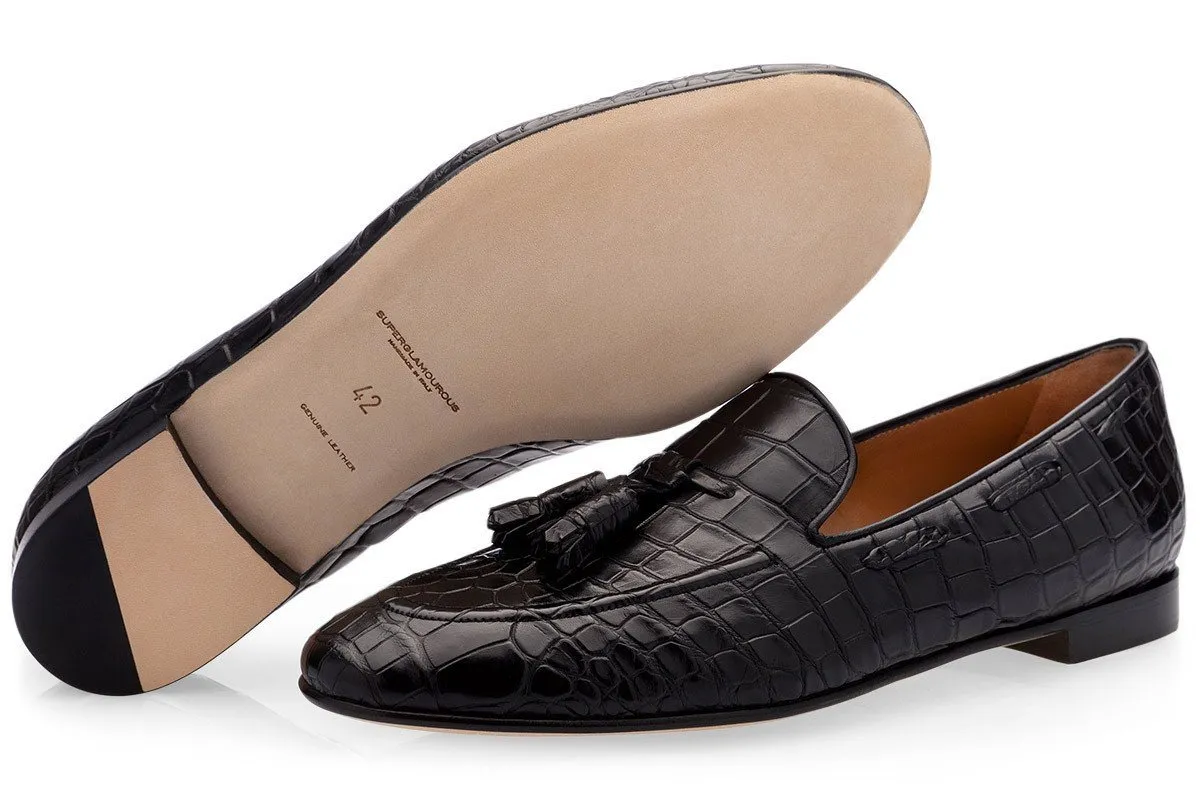 PHILIPPE MISSISSIPPI BLACK LOAFERS