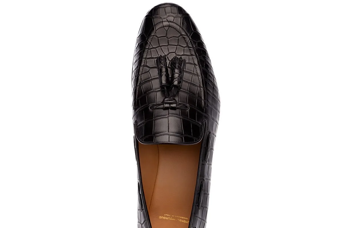 PHILIPPE MISSISSIPPI BLACK LOAFERS