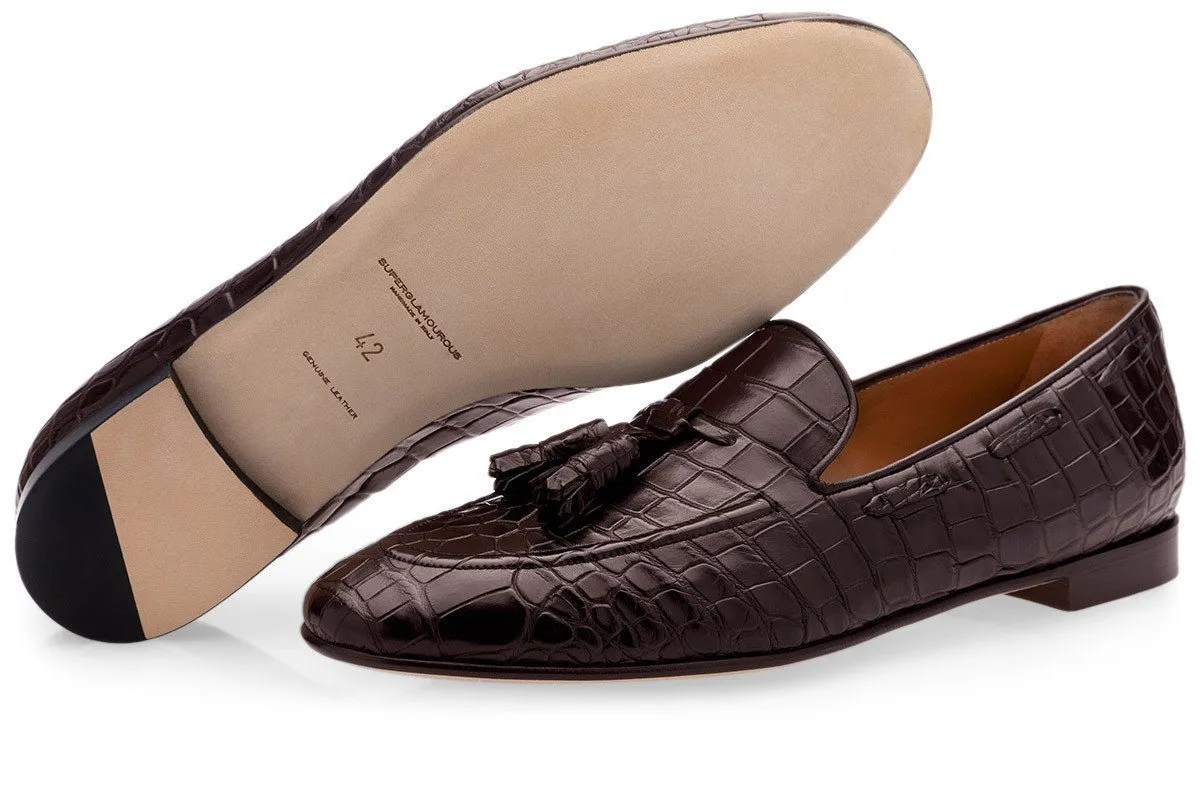 PHILIPPE MISSISSIPPI COCOA LOAFERS