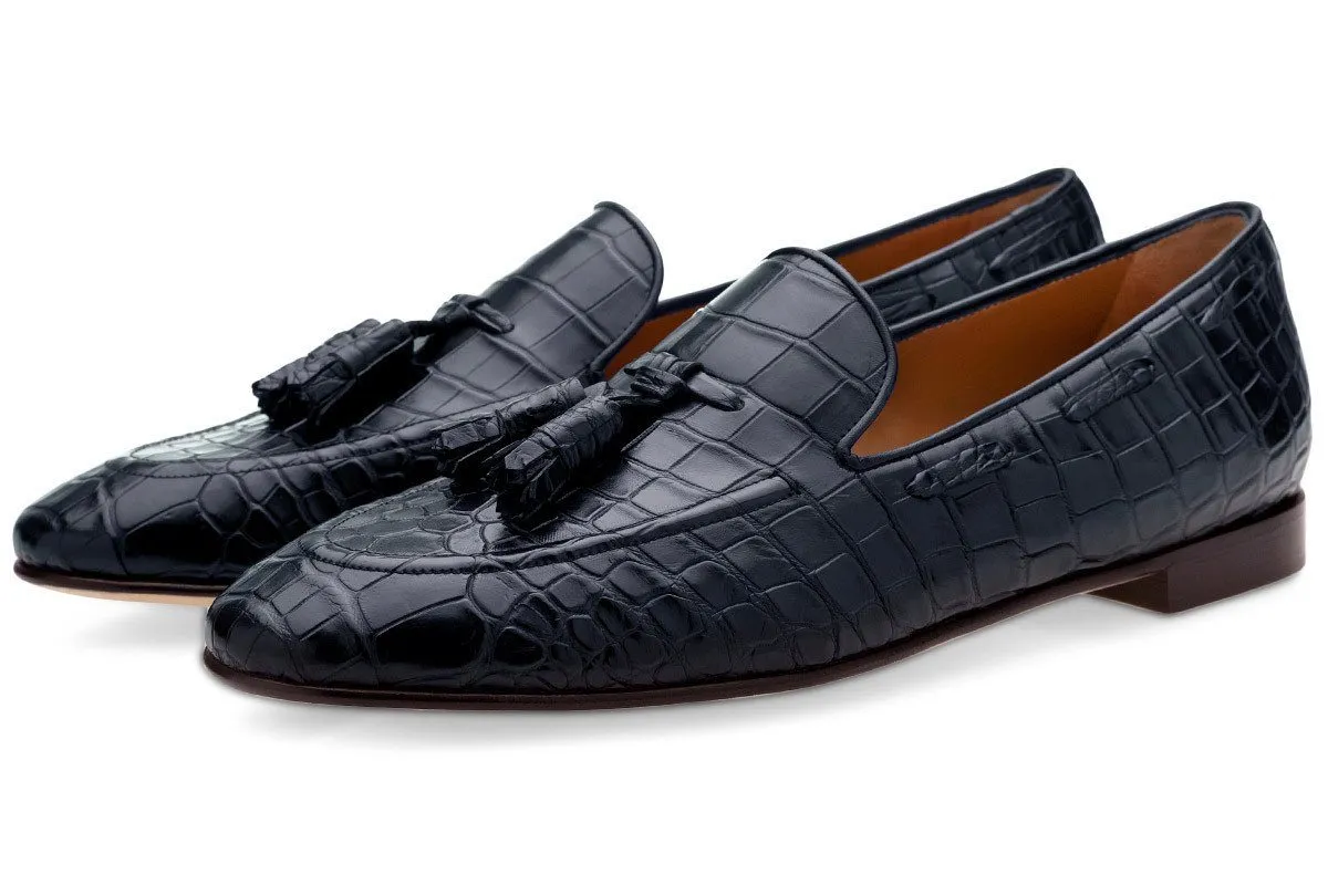 PHILIPPE MISSISSIPPI NAVY LOAFERS