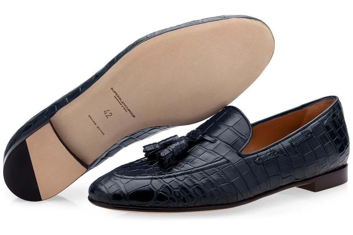 PHILIPPE MISSISSIPPI NAVY LOAFERS