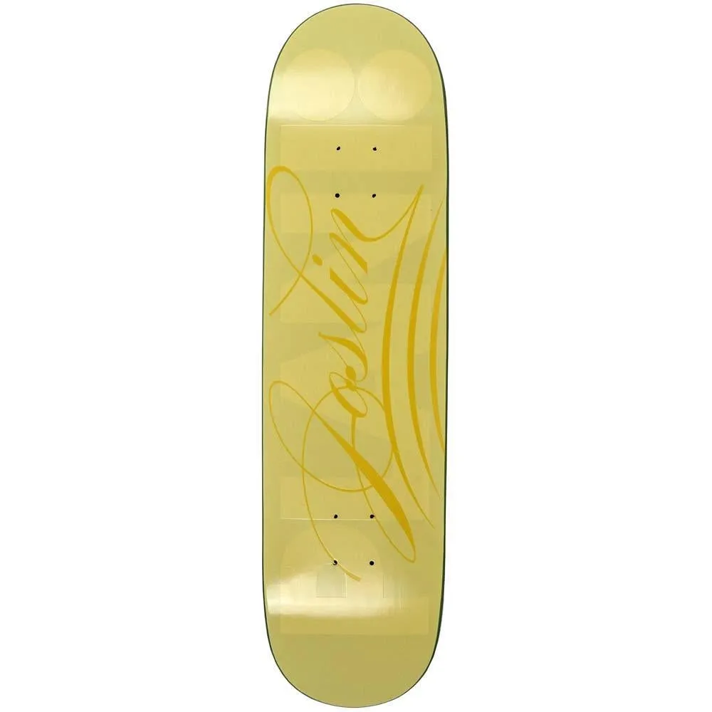 Plan B Joslin Elevated Skateboard Deck Yellow 8.25