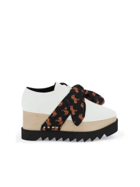 Platform Elyse Loafers With Printed Band