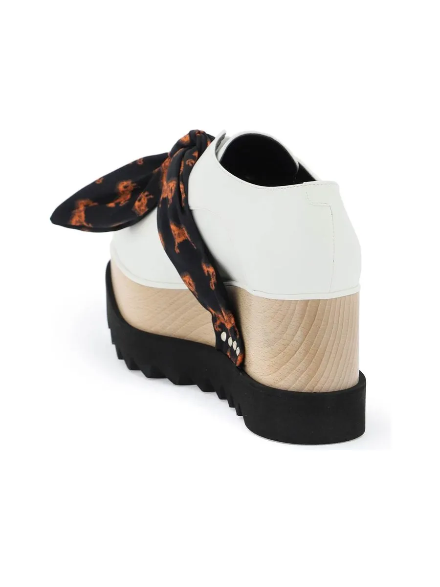 Platform Elyse Loafers With Printed Band